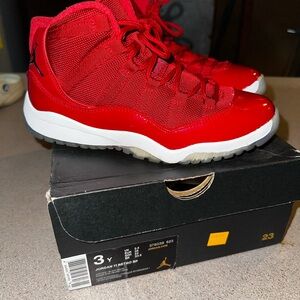 Air Jordan Retro 11 Red Sneakers